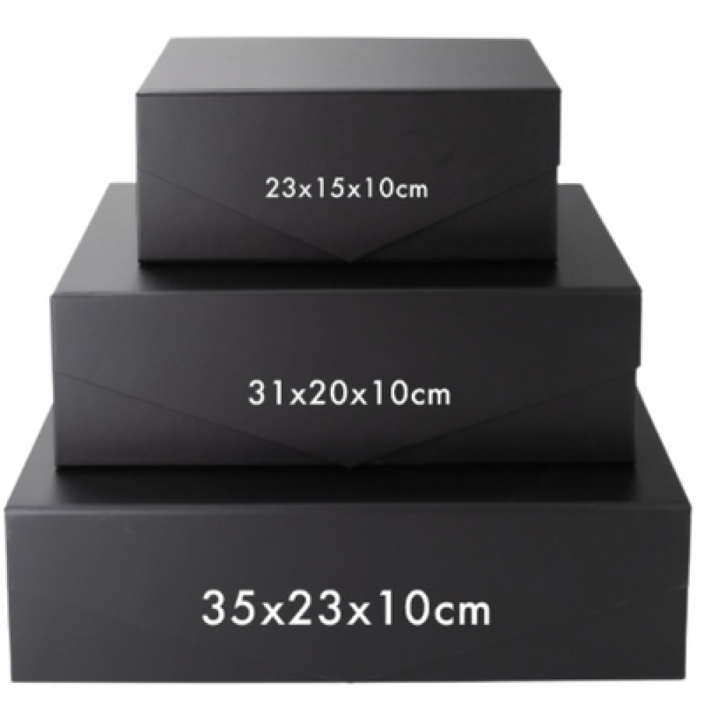 Black Magnetic Closure Box | Folding Boxes